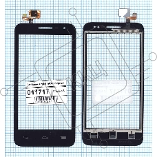 Сенсорное стекло (тачскрин) для Alcatel POP D5 5038D черное