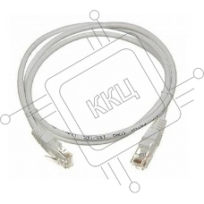 Патч-корд LANMASTER LSZH UTP кат.5e, 0.5 м, серый