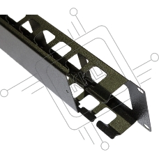 Монтажное оборудование Hyperline CM-2U-ML-COV Кабельный организатор с металлическими кольцами и крышкой, 19