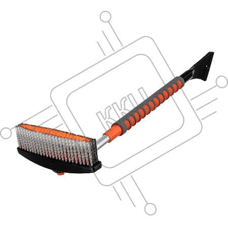 Щетка-сметка для снега со скребком телескопическая 730-1000 мм// Stels