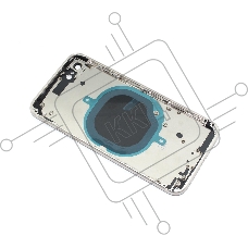 Задняя крышка (корпус) в сборе с рамкой для Apple iPhone SE3 белый