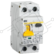Выключатель автоматический дифференциального тока Iek MAD22-5-040-C-100 АВДТ 32 C40 100мА
