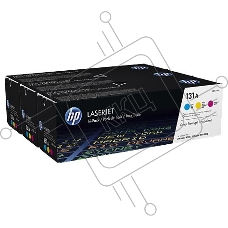 Картридж лазерный комплект HP 131A U0SL1AM голубой/пурпурный/желтый для HP LJ Pro 200/Color M251/M251n/M25 (3 х 1800стр.)