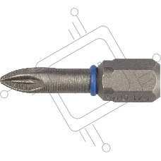 Бита ЗУБР ЭКСПЕРТ 26013-1-25-2  торсион кованая обточ.CrMo C 1/4'' PZ1 25мм 2шт