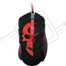 Мышь проводная Qumo Dragon War Axe M07 черный, 2400 dpi, USB, кнопки - 6