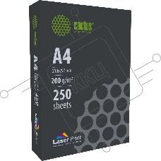 Бумага Cactus CS-LPA4200250 A4/200г/м2/250л./белый для лазерной печати