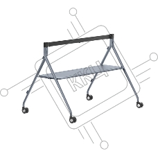 Стойка для MeetingBoard/Yealink MB-FS-P860T 1x FloorStand with tray for MeetingBoard 86 Pro/3311085