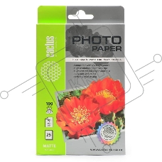 Фотобумага Cactus CS-MA619025 матовая A6 190 г/м2 25 листов