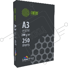 Бумага Cactus CS-LPA3200250 A3/200г/м2/250л./белый для лазерной печати