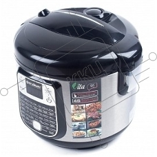 Мультиварка Endever Vita-95, мощность 1000 Вт, черный/стальной, емкость 5л, 45 авторежимов работы, книга рецептов