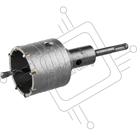 Коронка ЗУБР 2918-65_z01  буровая коническая SDS+ в сборе 65мм