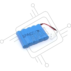Аккумулятор Ni-Cd 6V 1400 mAh AA Flatpck разъем KET-2P