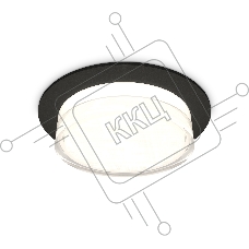 Комплект встраиваемого светильника Ambrella light XC8051024 SBK/FR/CL черный песок/белый матовый/прозрачный GX53 (C8051, N8399)
