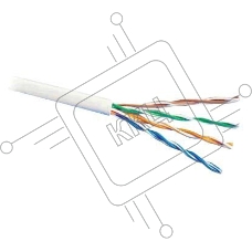 Кабель информационный Lanmaster TWT-6UTP-GY кат.6 U/UTP не экранированный 4X2 PVC внутренний 305м серый