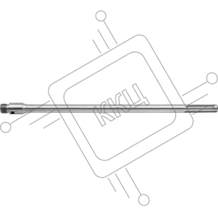 Переходник ЗУБР 29188-450  державка для бур.коронки SDSmax конусное крепление 450мм М22