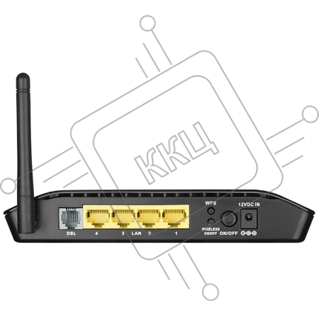 Маршрутизатор D-Link DSL-2640U/RB/U2B Беспроводной маршрутизатор ADSL2+ (Annex B) с поддержкой Ethernet WAN