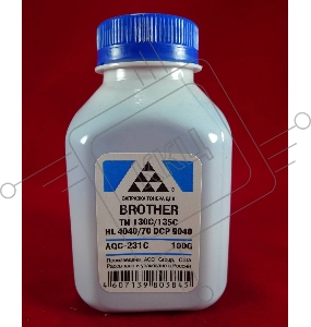 Тонер Brother TN 130C/135C HL 4040/50/70/DCP 9040 cyan (фл.100г.) AQC, фас.Россия