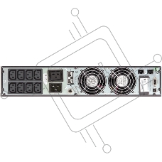 Источник бесперебойного питания SKAT-UPS 3000 RACK исп. E 8957