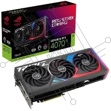 Видеокарта Asus ROG-STRIX-RTX4070TI-12G-GAMING 12288Mb 192 GDDR6X 2610/21000 HDMIx2 DPx3 HDCP Ret Видеокарта Asus ROG-STRIX-RTX4070TI-12G-GAMING 12288Mb 192 GDDR6X 2610/21000 HDMIx2 DPx3 HDCP Ret