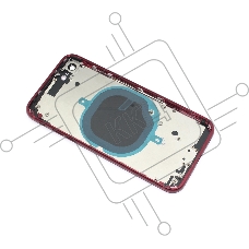Задняя крышка (корпус) в сборе с рамкой для Apple iPhone SE3 красная