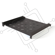 Полка стационарная Hyperline TAL3-1U-250-RAL9005 1U 19