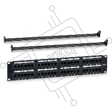 Патч-панель Hyperline WRLine WR-PL-48-C5E-D 19