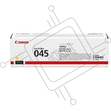 Картридж лазерный Canon 045Y желтый, 1300 стр., для i-SENSYS MF631/633/635, LBP611