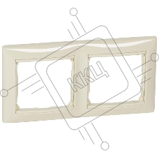 Рамка 2-м Valena горизонт. сл. кость (DIY-упак.) Leg 695632