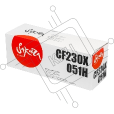 Картридж лазерный Sakura CF230X/051H для HP и Canon, черный, 4000 к.