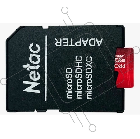 Флеш карта MicroSD card Netac P500 Extreme Pro 64GB, retail version w/SD adapter