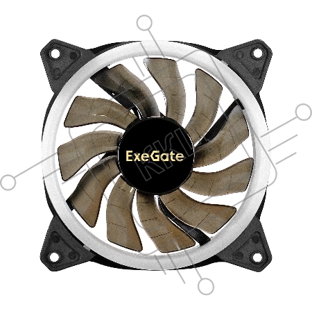 Вентилятор 12В DC с подсветкой ExeGate EX12025H6PSR-PWM.ARGB (120x120x25 мм, Hydraulic bearing (гидродинамический), 6pin, 1200RPM, ARGB подсветка, 33dBA)