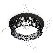 Комплект встраиваемого светильника Ambrella light XC8051031 SBK/BK черный песок/тонированный GX53 (C8051, N8484)