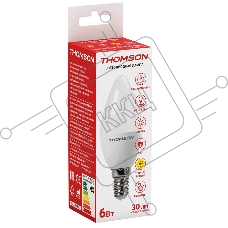 Лампа светодиодная Hiper THOMSON LED CANDLE 6W 480Lm E14 3000K TH-B2013
