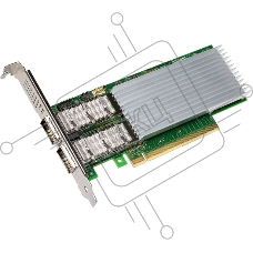 Сетевая карта Intel E810-CQDA2, 2xQSFP28 ports, 100GbE, PCI-E x16 gen3/gen4, iWARP/RoCEv2, IEEE 1588 PTP, ADQ, iSCSI, NFS, VMDq. PCI-SIG* SR-IOV Capable