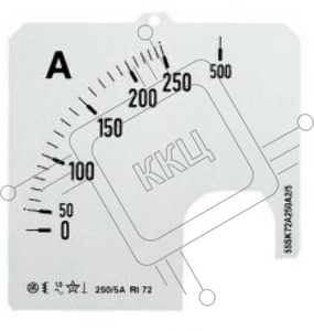 Шкала для амперметра SCL-A5-300/72