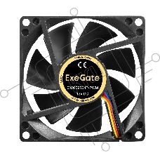 Вентилятор для корпуса ExeGate EX08025S4P-PWM черный, 80 мм, 2300 об/мин, 23 дБ, 4 pin