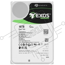 Жесткий диск HDD Seagate Exos 16Tb 7200rpm SATA 512Mb 3.5