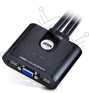 Переключатель ATEN 2-Port USB VGA Cable KVM Switch with Remote Port Selector