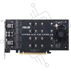Внутренний адаптер ASUS для создания массивов RAID HYPER M.2 X16 CARD V2 Внутренний адаптер ASUS для создания массивов RAID HYPER M.2 X16 CARD V2