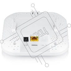 Гибридная точка доступа Zyxel NebulaFlex NWA50AX, WiFi 6, 802.11a/b/g/n/ac/ax (2,4 и 5 ГГц), MU-MIMO, антенны 2x2, до 575+1200 Мбит/с, 1xLAN GE, PoE, без поддержки Captive portal и WPA-Enterprise, защ