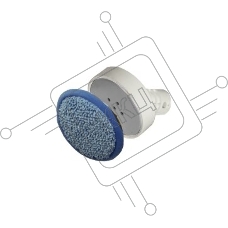 Насадка AENO Round scraper brush  for steam mop SM1