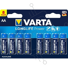 Батарейка Varta LONGLIFE POWER (HIGH ENERGY) LR6 AA BL8 Alkaline 1.5V (4906) (8/160) (8 шт.)