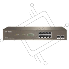 Коммутатор управляемый IP-COM G3310F , настенный, 1000 Мбит/сек, 8 port, SFPx2