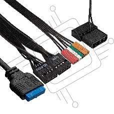 Компьютерный корпус Minitower ExeGate mEVO-9301-EVO800 (mATX, БП EVO800RGB с вент. 12см, с окном, 2*USB+1*USB3.0, HD аудио, черный, с RGB подсветкой)