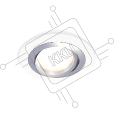 Комплект встраиваемого поворотного светильника Ambrella light XC7621082 SWH/PSL белый песок/серебро полированное MR16 GU5.3 (C7621, N7003)