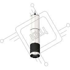 Светильник Ambrella Light XP6302001 PSL/SBK серебро полированное/черный песок MR16 GU5.3