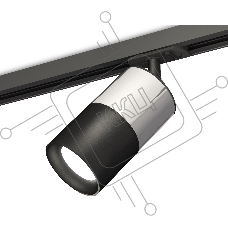 Светильник Ambrella light XT7402071 SBK/PSL/PBK черный песок/серебро полированное/черный полированный MR16 GU5.3