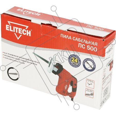 Пила сабельная ELITECH 178316 ПС 500 