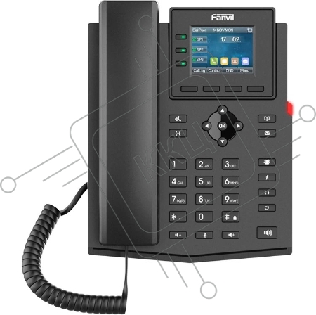 Телефон IP Fanvil X303P черный
