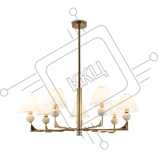 Люстра Ambrella light LH75162/7 BS/FR латунь/белый матовый E14*7 max 40W D890*580